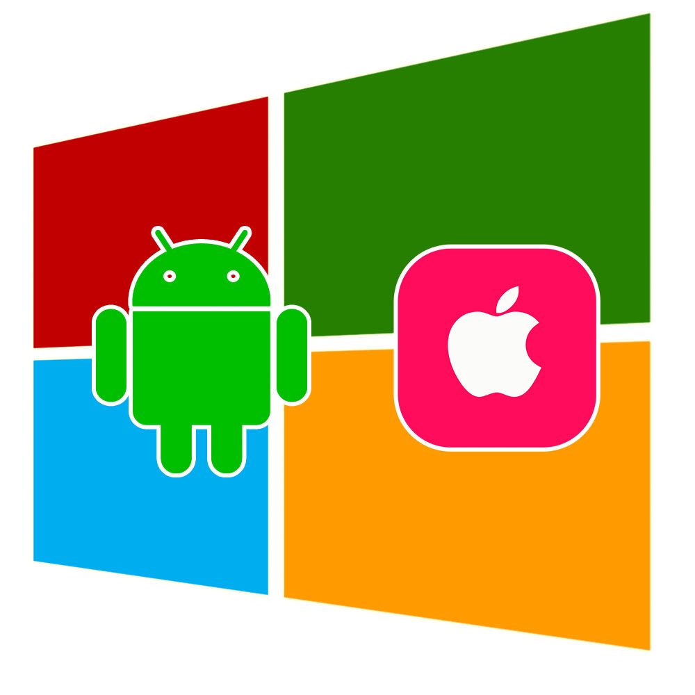 Cipta ikon untuk windows, android, ios.